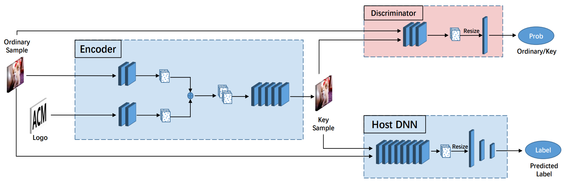 How to prove your model belongs to you: a blind-watermark based framework to protect intellectual property of DNN